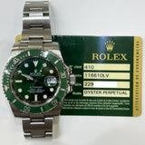 Rolex Submariner Date 116610LV Hulk Dial Jun 2012 - View 2