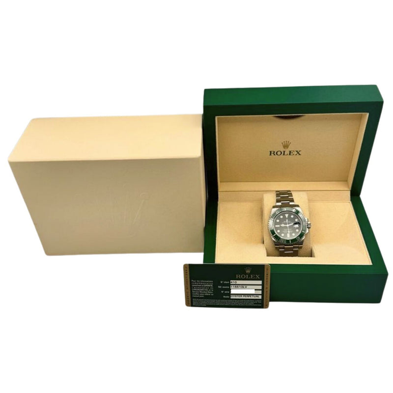 Rolex Submariner Date 116610LV Hulk Dial Jun 2013 – CHRONONATION