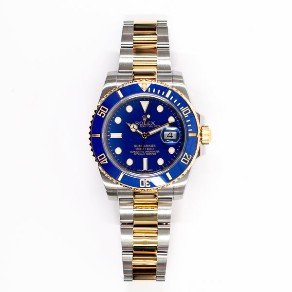 Rolex Submariner Date 116613LB Blue Dial May 2013