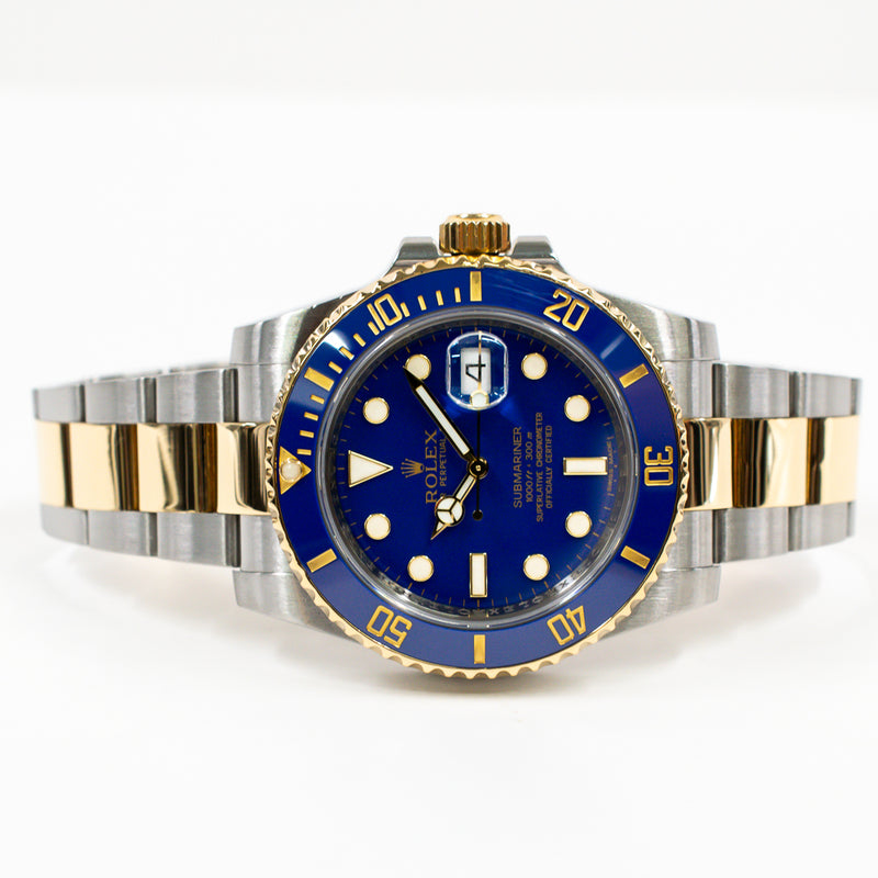 Rolex Submariner Date 116613LB Blue Dial May 2013