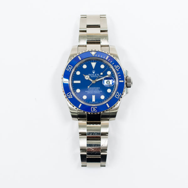 Rolex Submariner Date 116619LB Smurf Dial Feb 2010