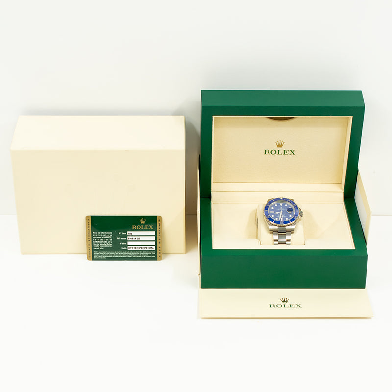 Rolex Submariner Date 116619LB Smurf Dial Oct 2011