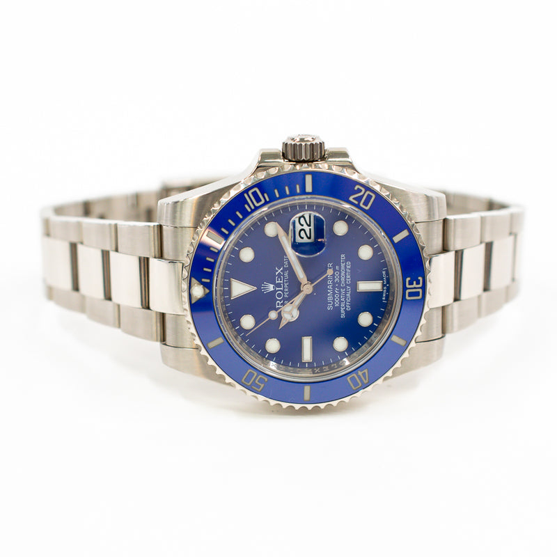 Rolex Submariner Date 116619LB Smurf Dial Oct 2011
