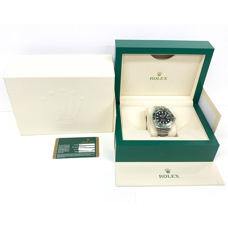 Rolex Submariner Date 16610LV Kermit Dial Aug 2008