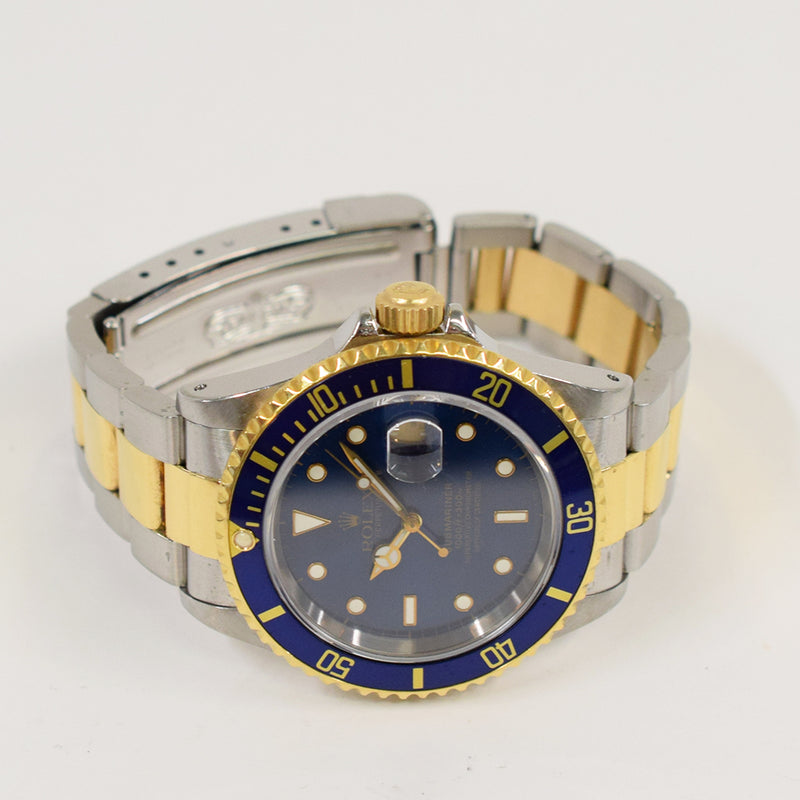 Rolex Submariner Date 16613LB Blue Dial May 1996 – CHRONONATION