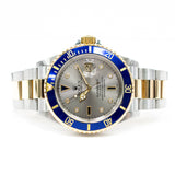 Rolex Submariner Date 16613SG Silver Diamond Dial Jun 2004