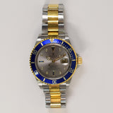Rolex Submariner Date 16613SG Silver Diamond Dial Jun 2009 - View 1