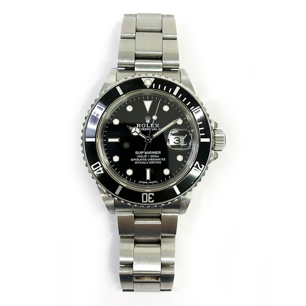 Rolex Submariner Date 16800 Black Dial Oct 1987