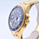 Rolex Submariner Date 40mm Yellow Gold 116618GLB Blue Diamond Dial - View 4