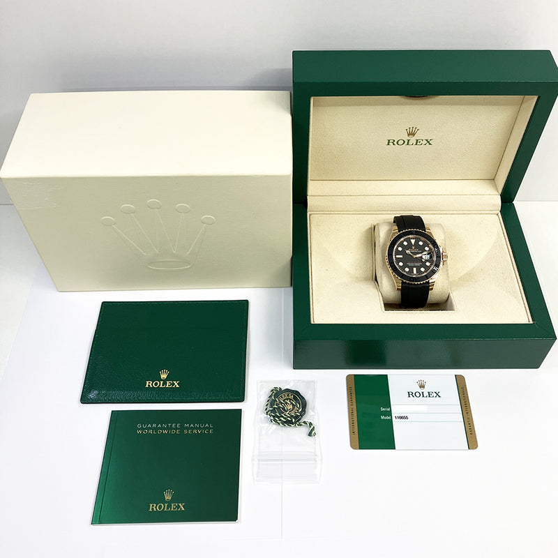 Rolex Yacht-Master 116655 Black Dial Mar 2016