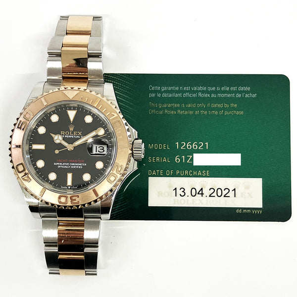 Rolex Yacht-Master 126621 Black Dial Apr 2021