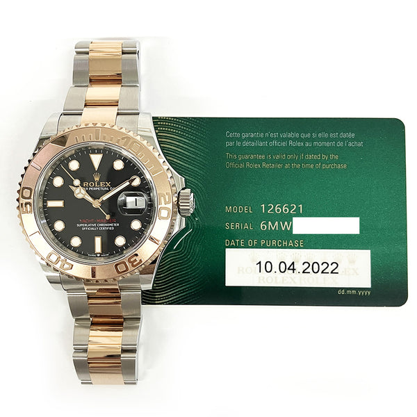 Rolex Yacht-Master 126621 Black Dial Apr 2022