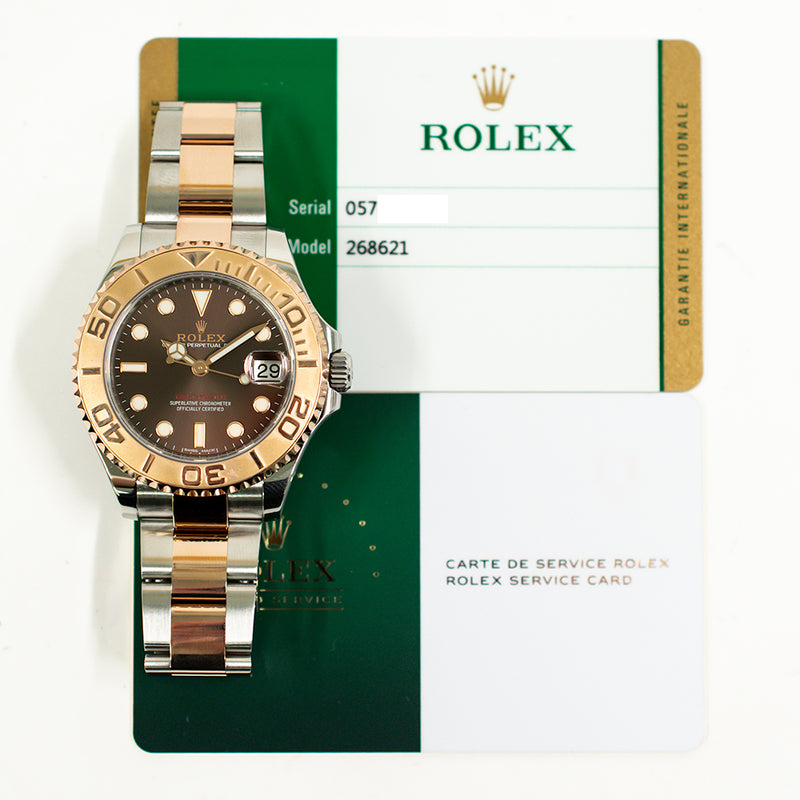 Rolex Yacht-Master 268621 Chocolate Dial Aug 2017