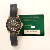 Rolex Yacht-Master 37mm Everose Gold 268655 Black Dial Oct 2020 - View 2