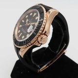Rolex Yacht-Master 40mm Everose Gold 126655 Black Dial Feb 2021 - View 4