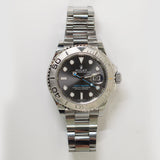 Rolex Yacht-Master 40mm Steel and Platinum 116622 Slate Dial Dec 2016 - View 1