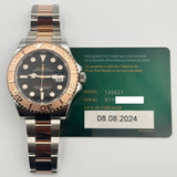 Rolex Yacht-Master 40mm Steel and Platinum 126621 Black Dial Aug 2024 - View 2