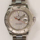 Rolex Yacht-Master 40mm Steel and Platinum 16622 Platinum Dial - View 1