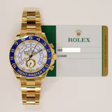Rolex Yacht-Master 40mm Yellow Gold 116688 White Dial Sep 2018 - View 2