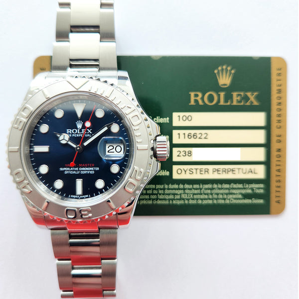 Rolex Yacht Master 116622 Blue Dial Jun 2013