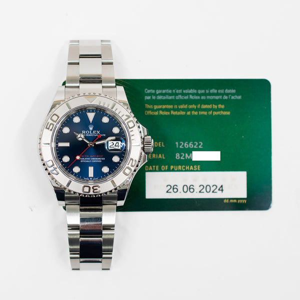 Rolex Yacht Master 126622 Blue Dial Jun 2024 2