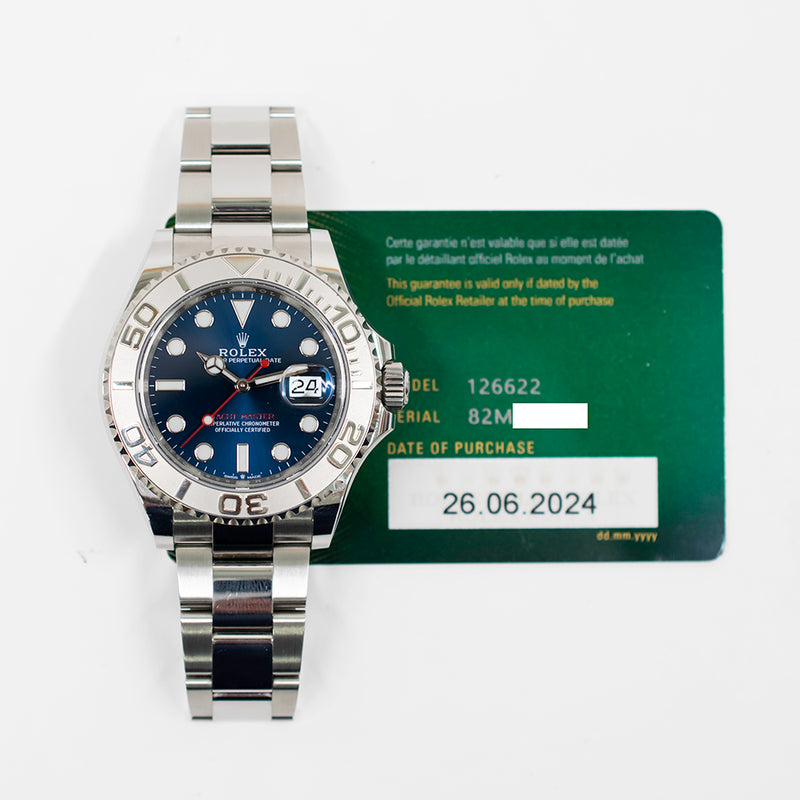 Rolex Yacht Master 126622 Blue Dial Jun 2024 2
