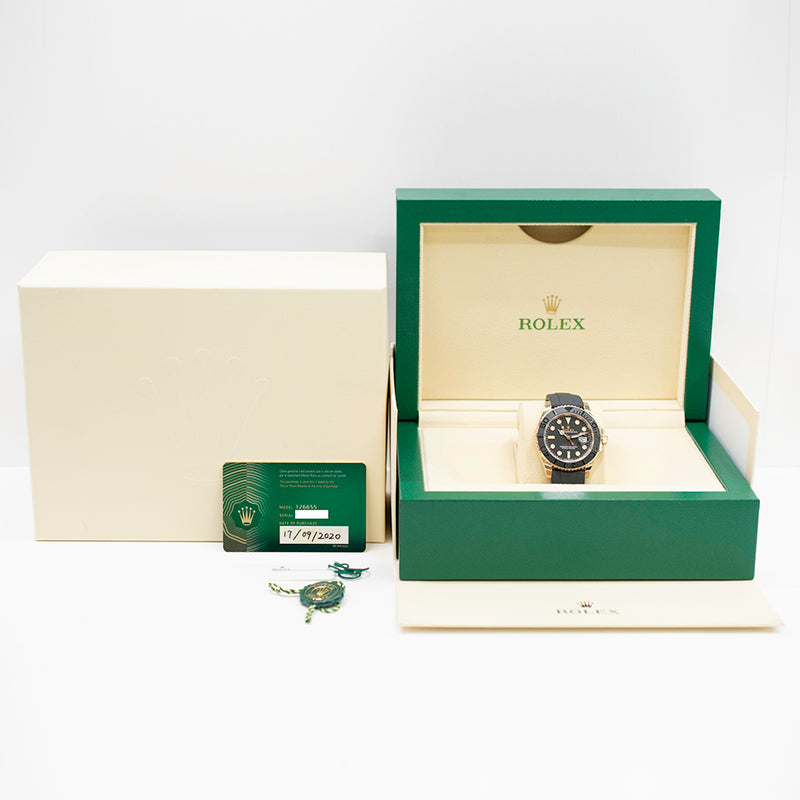 Rolex Yatcht-Master 126655 Black Dial Sep 2020
