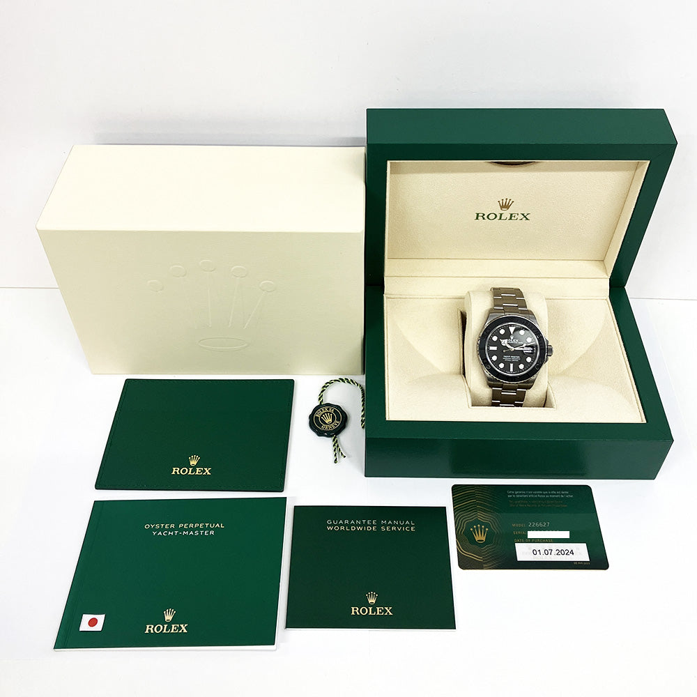ロッド Rolex Rolex Yatcht-Master 226627 Black Dial Jul 2024 – CHRONONATION