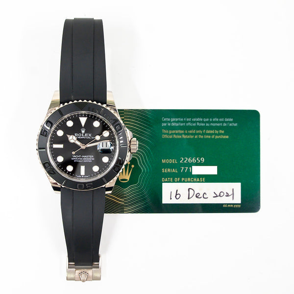 Rolex Yatcht-Master 226659 Black Dial Dec 2021
