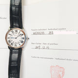 Ronde Solo de Cartier W6700255 White Roman Dial Dec 2009