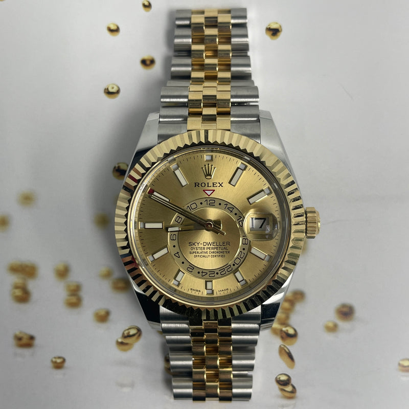 Rolex Sky Dweller Champagne Dial 326933