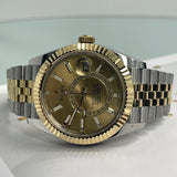 Rolex Sky Dweller Champagne Dial 326933
