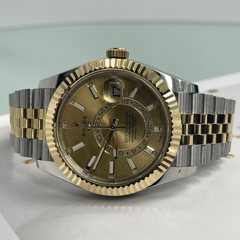 Rolex Sky Dweller Champagne Dial 326933