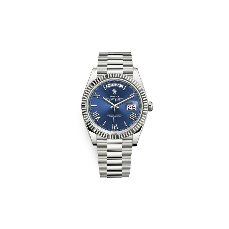 Rolex president blue face Clearance