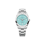 Rolex Oyster Perpetual 124300 Custom Turquoise Dial