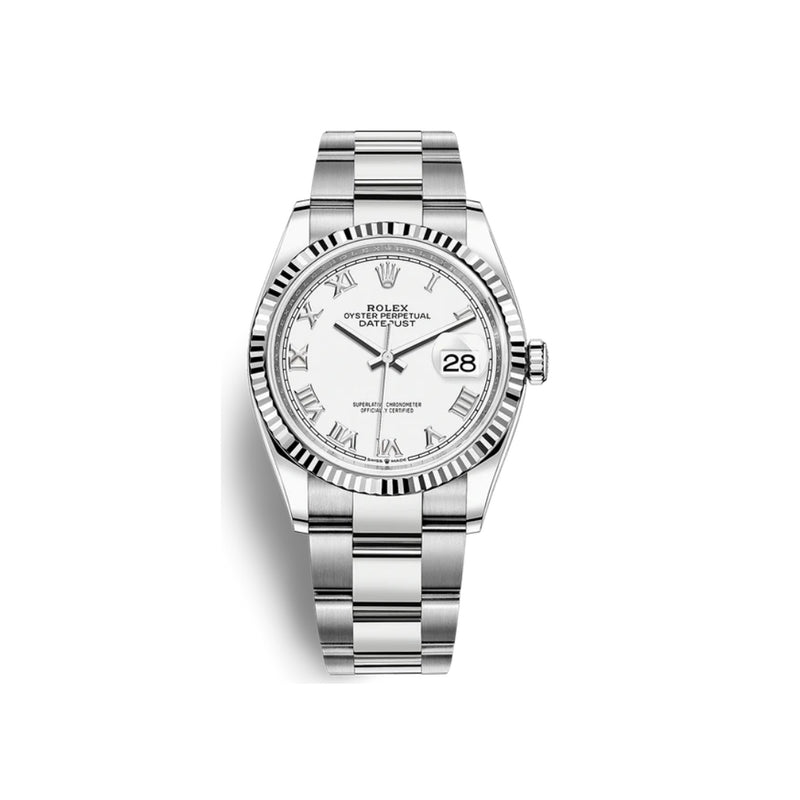 Rolex Datejust 126234 White Roman Dial