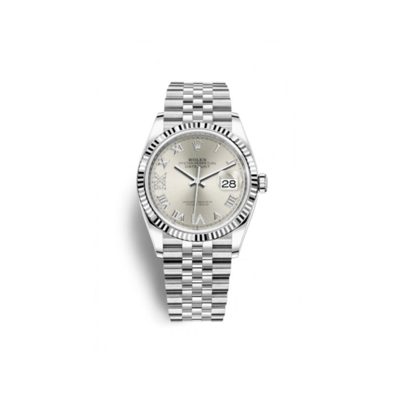 Rolex Datejust 126234 Silver "VI&IX" Diamond Dial