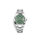 Rolex Datejust 126300 Green Fluted Dial