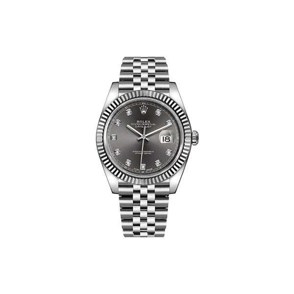 Rolex Datejust 126334 Rhodium Diamond Dial