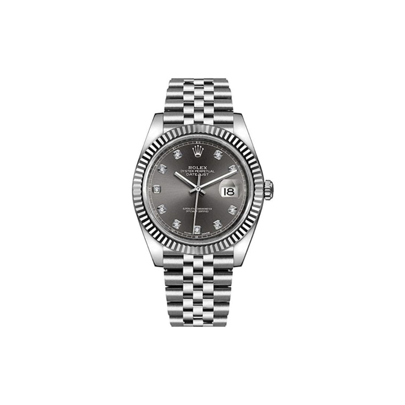 Rolex Datejust 126334 Rhodium Diamond Dial