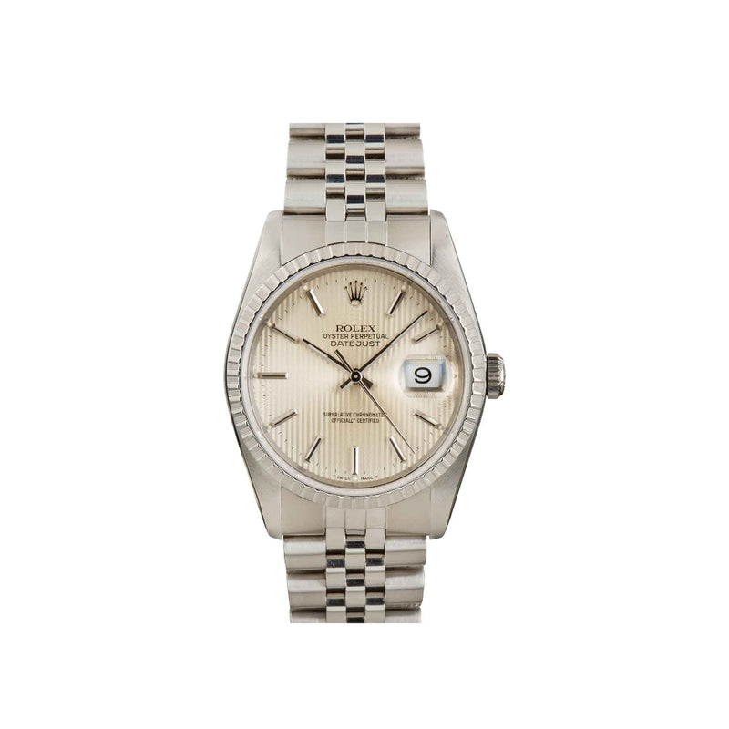 Rolex Detajust 16220 Silver Dial