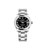 Rolex Datejust 278240 Black Roman Dial