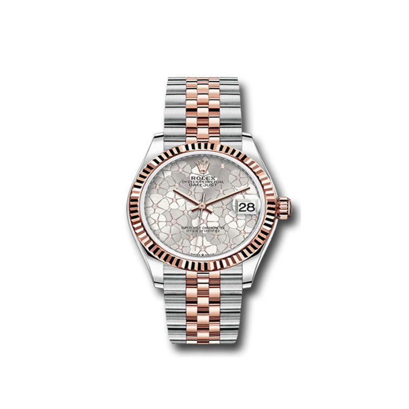 Rolex Datejust 278271 Silver Flower Diamond Dial