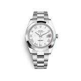 Rolex Datejust 126300 White Roman Dial