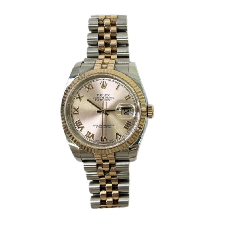 Rolex Datejust 116231 Pink Roman Jubilee