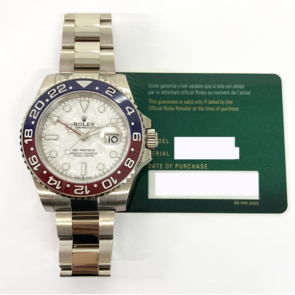 Rolex Gmt-Master II 126719BLRO Meteorite Dial
