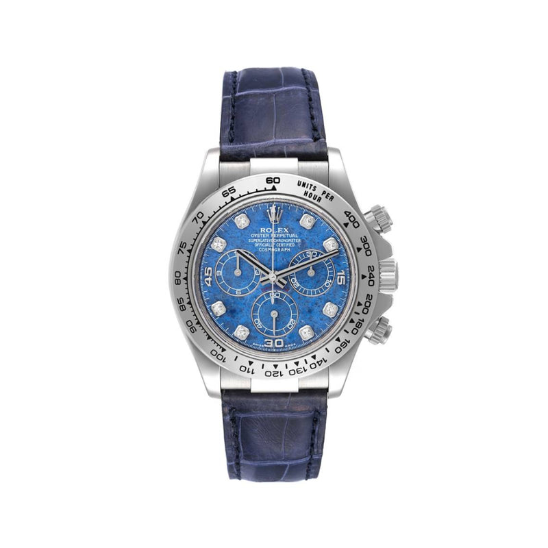 Rolex Cosmograph Daytona 116519 Blue Soladite Diamond Dial