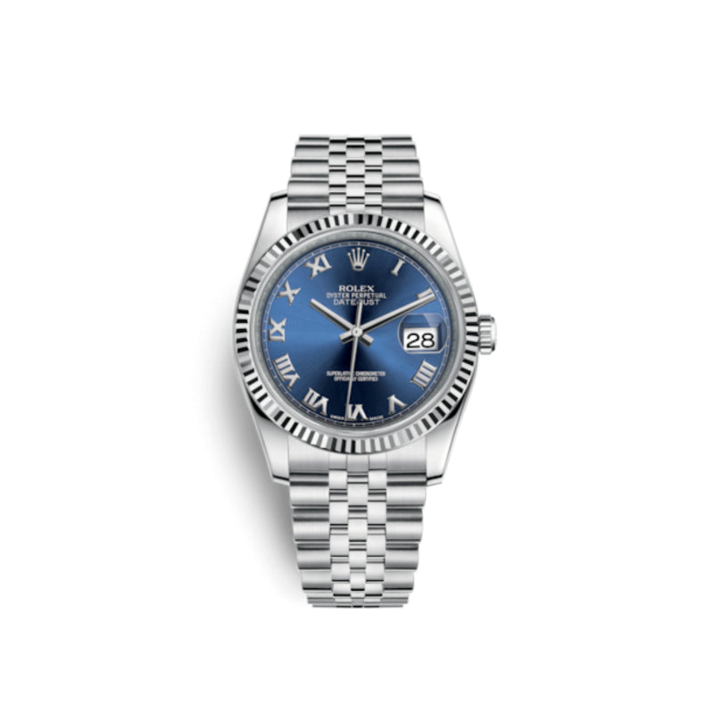 Rolex Datejust 116234 Blue Roman Dial