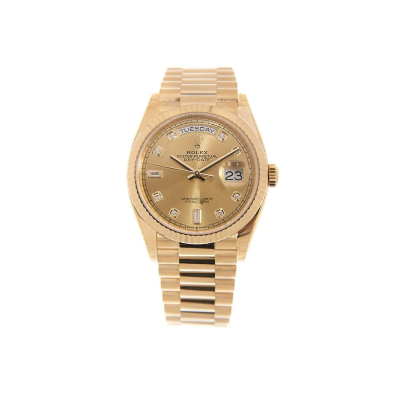Rolex Day-Date 118238 Presidential Champagne Diamond Dial