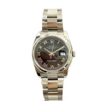 Rolex Datejust 116200 Black Roman Dial
